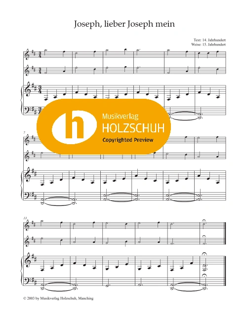 Joseph, lieber Joseph mein